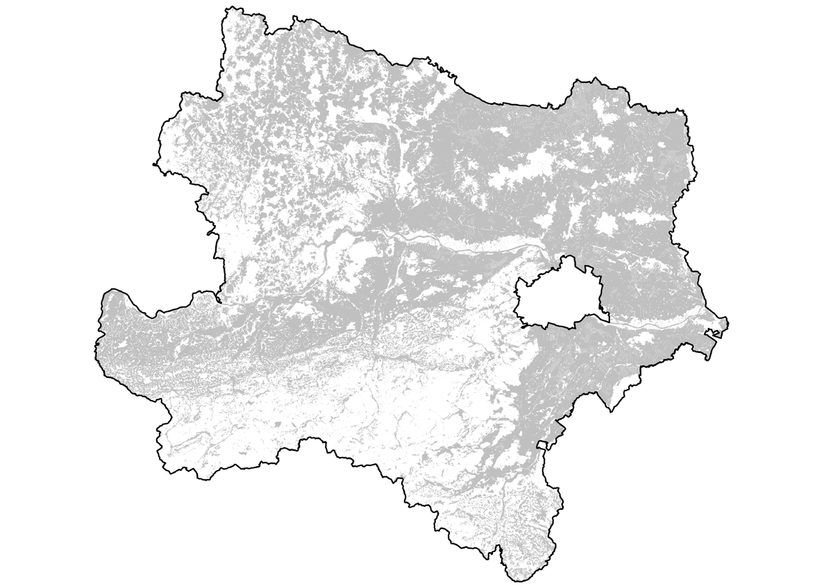 Blühendes Grünland und Ackerflächen