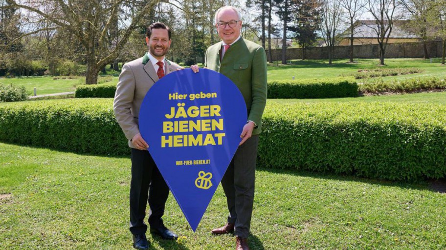 N&Ouml; Landesj&auml;germeister Christoph Metzker und LH-Stellvertreter Stephan Pernkopf 
